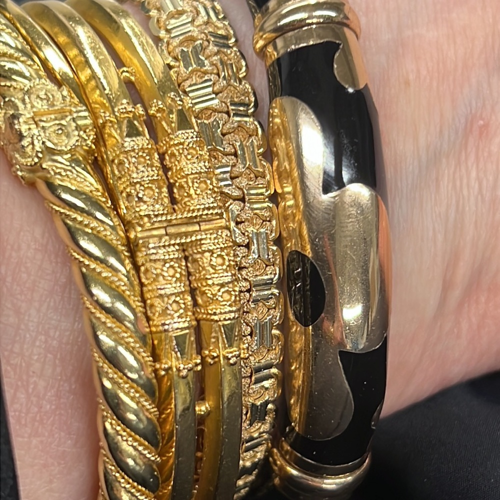 La nouvelle bague 18k and enamel bracelet - Picture 8 of 8